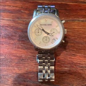 Michael Kors Stainless Steel Chronograph Watch